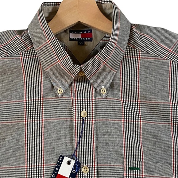 Tommy Hilfiger Other - TOMMY HILFIGER Men’s Glen Plaid Shirt, Size Large